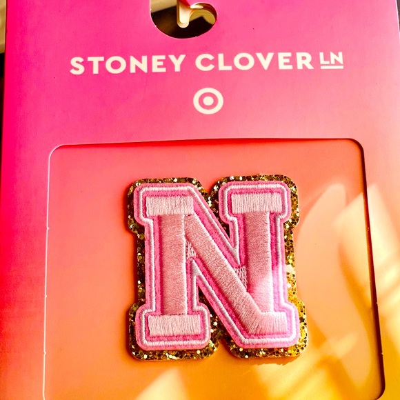 STONEY CLOVER LANE x TARGET LETTER STICKER PATCH Letter- N,  Preppy style - Picture 13 of 15